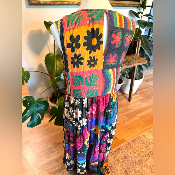 FARM Rio Multicolor Floral Midi Dress - Picture 7 of 10